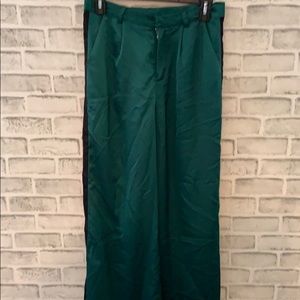 Silky wide leg pants